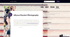 Desktop Screenshot of allysonpaynter.wordpress.com