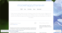 Desktop Screenshot of moorehappythanever.wordpress.com