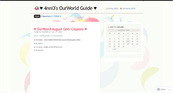 Desktop Screenshot of 4nni3.wordpress.com