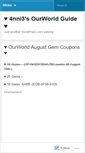 Mobile Screenshot of 4nni3.wordpress.com