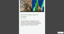 Desktop Screenshot of animales1.wordpress.com