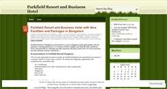 Desktop Screenshot of parkfieldresotel.wordpress.com