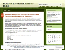 Tablet Screenshot of parkfieldresotel.wordpress.com