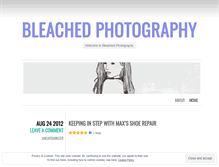 Tablet Screenshot of bleachedphotography.wordpress.com