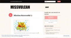 Desktop Screenshot of missvulcan.wordpress.com