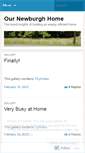 Mobile Screenshot of ournewburghhome.wordpress.com