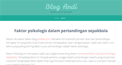 Desktop Screenshot of andiboboblog.wordpress.com