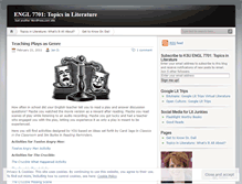 Tablet Screenshot of ksuengl7701.wordpress.com
