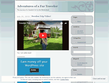 Tablet Screenshot of adventuresofafartraveler.wordpress.com