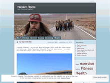 Tablet Screenshot of macabrefitness.wordpress.com