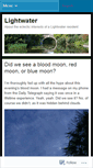 Mobile Screenshot of lightwater.wordpress.com