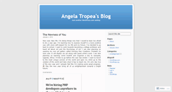 Desktop Screenshot of angelatropea.wordpress.com