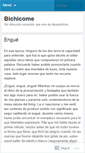 Mobile Screenshot of bichicomes.wordpress.com