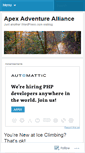 Mobile Screenshot of apexadventurealliance.wordpress.com