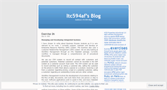 Desktop Screenshot of itc594af.wordpress.com