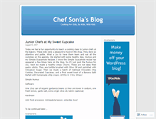 Tablet Screenshot of chefsonia.wordpress.com