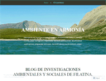 Tablet Screenshot of filatinaambiental.wordpress.com