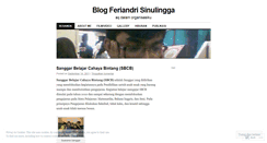 Desktop Screenshot of feriandrisinulingga.wordpress.com