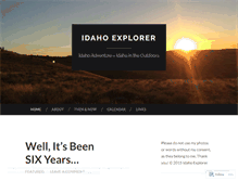 Tablet Screenshot of idahoexplorer.wordpress.com