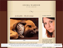 Tablet Screenshot of gnomawarrior.wordpress.com