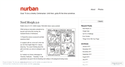 Desktop Screenshot of nonaurban.wordpress.com