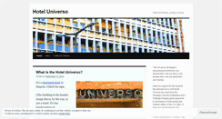 Desktop Screenshot of hoteluniverso.wordpress.com