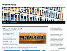 Tablet Screenshot of hoteluniverso.wordpress.com