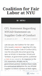 Mobile Screenshot of fairlabornyu.wordpress.com