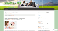 Desktop Screenshot of healthyhomenj.wordpress.com