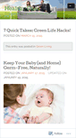 Mobile Screenshot of healthyhomenj.wordpress.com