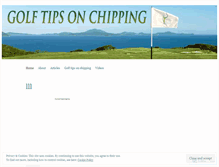 Tablet Screenshot of golftipsonchipping.wordpress.com