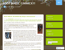 Tablet Screenshot of bodymagicreshaper.wordpress.com