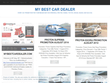 Tablet Screenshot of mybestcardealer.wordpress.com