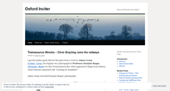 Desktop Screenshot of oxfordinciter.wordpress.com