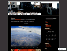 Tablet Screenshot of betterdaystattoo.wordpress.com