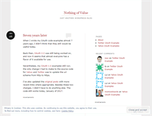 Tablet Screenshot of nullinfo.wordpress.com