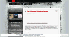 Desktop Screenshot of madgaboon.wordpress.com