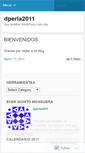 Mobile Screenshot of dperla2011.wordpress.com