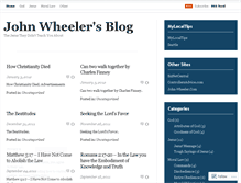 Tablet Screenshot of johnwheelerdotcom.wordpress.com