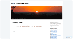 Desktop Screenshot of circuitonomadart.wordpress.com