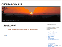 Tablet Screenshot of circuitonomadart.wordpress.com
