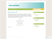 Tablet Screenshot of hivtestdubai.wordpress.com