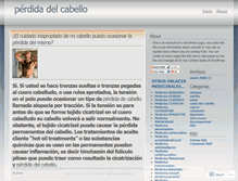 Tablet Screenshot of infocaidadelcabello.wordpress.com