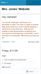 Mobile Screenshot of jonesvalhalla.wordpress.com
