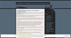 Desktop Screenshot of integrazionescolastica.wordpress.com