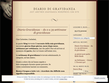 Tablet Screenshot of diariogravidanza.wordpress.com