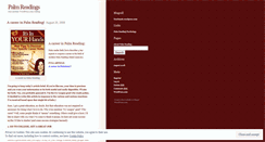 Desktop Screenshot of palmreadings.wordpress.com