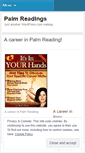 Mobile Screenshot of palmreadings.wordpress.com