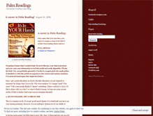 Tablet Screenshot of palmreadings.wordpress.com