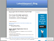 Tablet Screenshot of lokeshbasana.wordpress.com